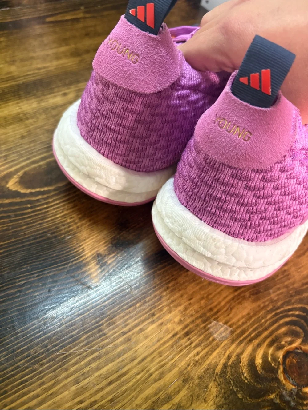 Adidas Pink Tennis Shoes Size 10